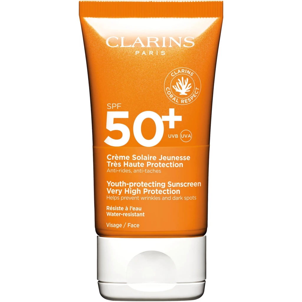 Clarins - Youth-protecting Sunscreen Very High Protection SPF50 Face 50 ml @ Skincity.com