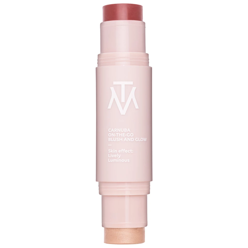 MAKETHEMAKE - Carnuba On-the-go Blush And Glow Deep Berry And Rose Gold på Skincity.com