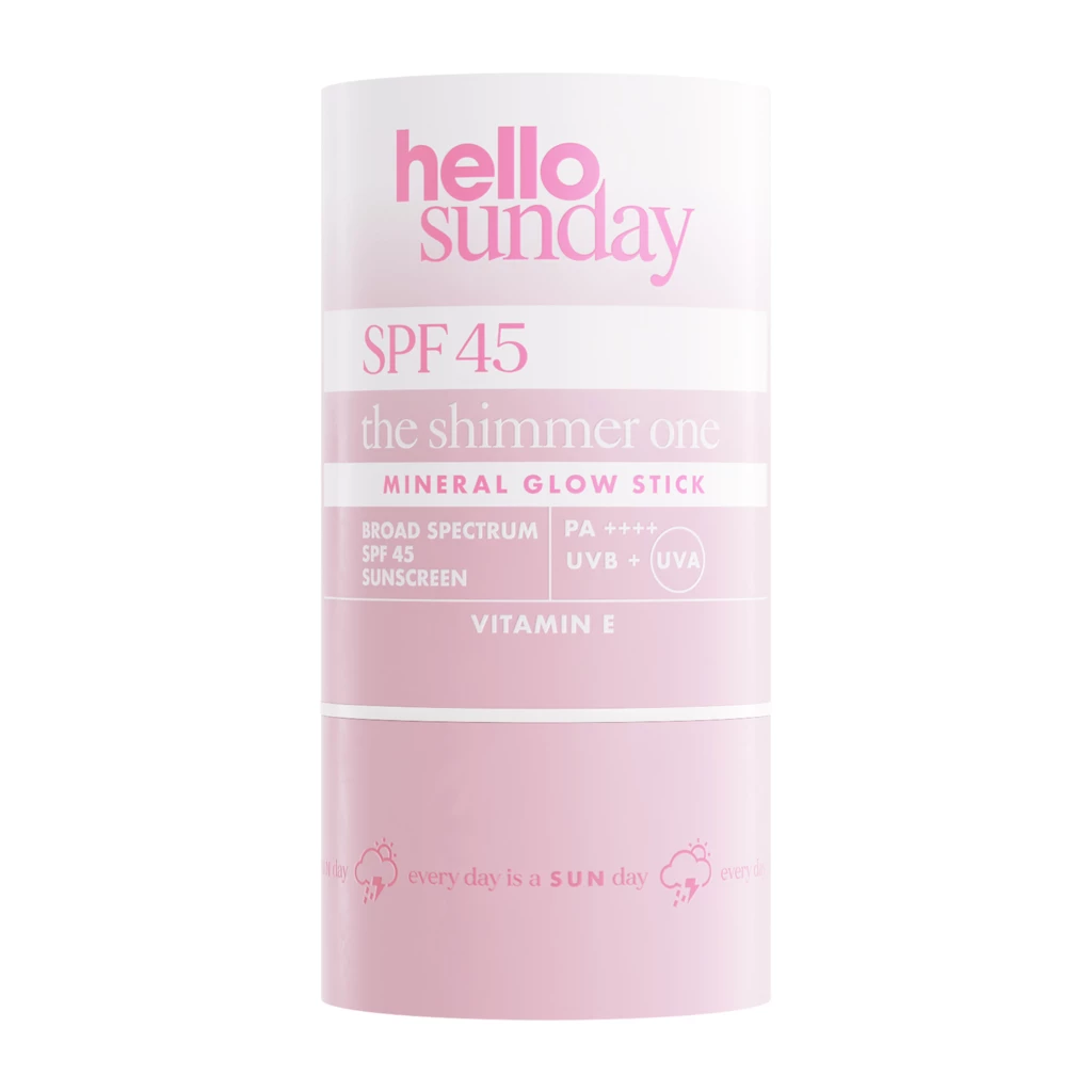 Hello Sunday - The Shimmer One - Mineral Glow Stick SPF45 @ Skincity.com