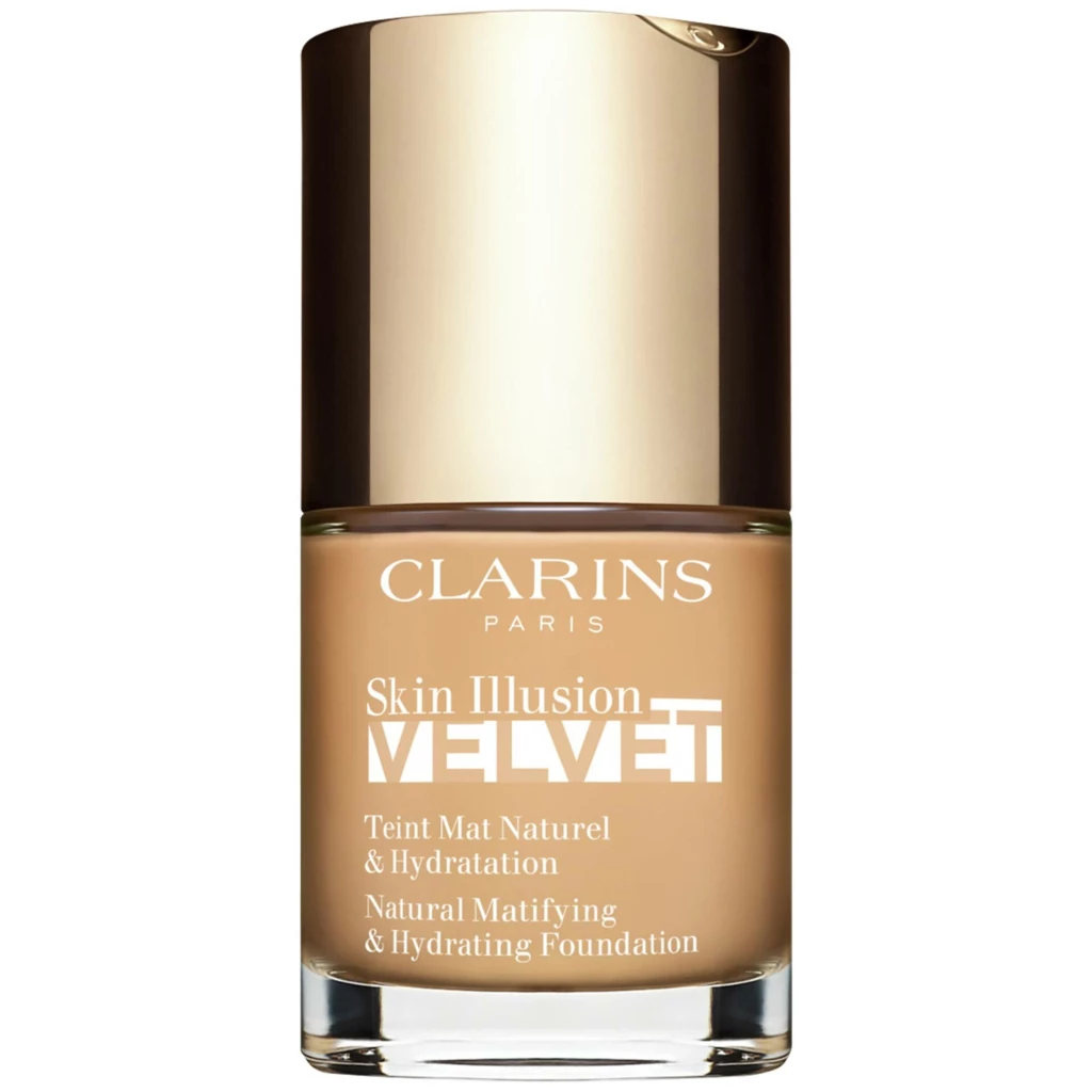 Produktfoto för Clarins - Skin Illusion Velvet Foundation 110N Honey på Skincity.com