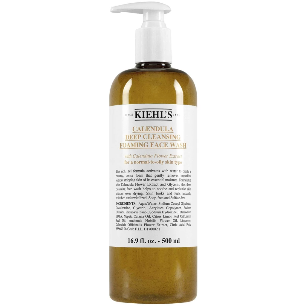 Kiehl's - Calendula Deep Cleansing Foaming Face Wash 500 ml @ Skincity.com